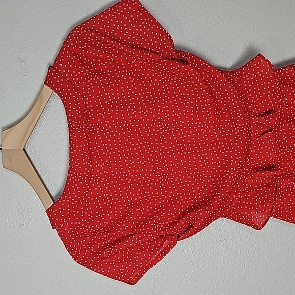 Superdown from Revolve Mercy Red Polka Dot Dress - Picture 7 of 10